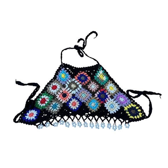 Altar'd State. Women's Crochet with beads; Tank/Halter/Crop top - Picture 1 of 5